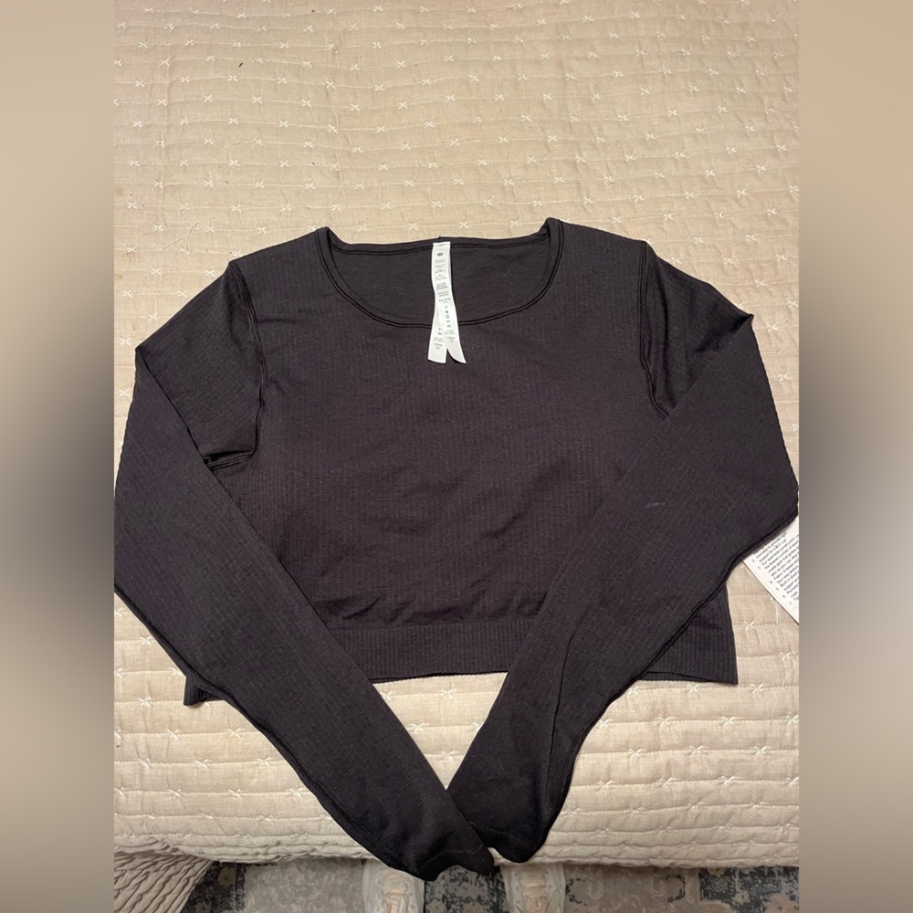 lululemon athletica Black Long Sleeve Tee